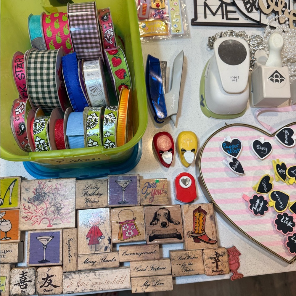 Stamps, Ribbons, Paper Punch, Martha Stewart Stencils & MORE: Crafter DIY